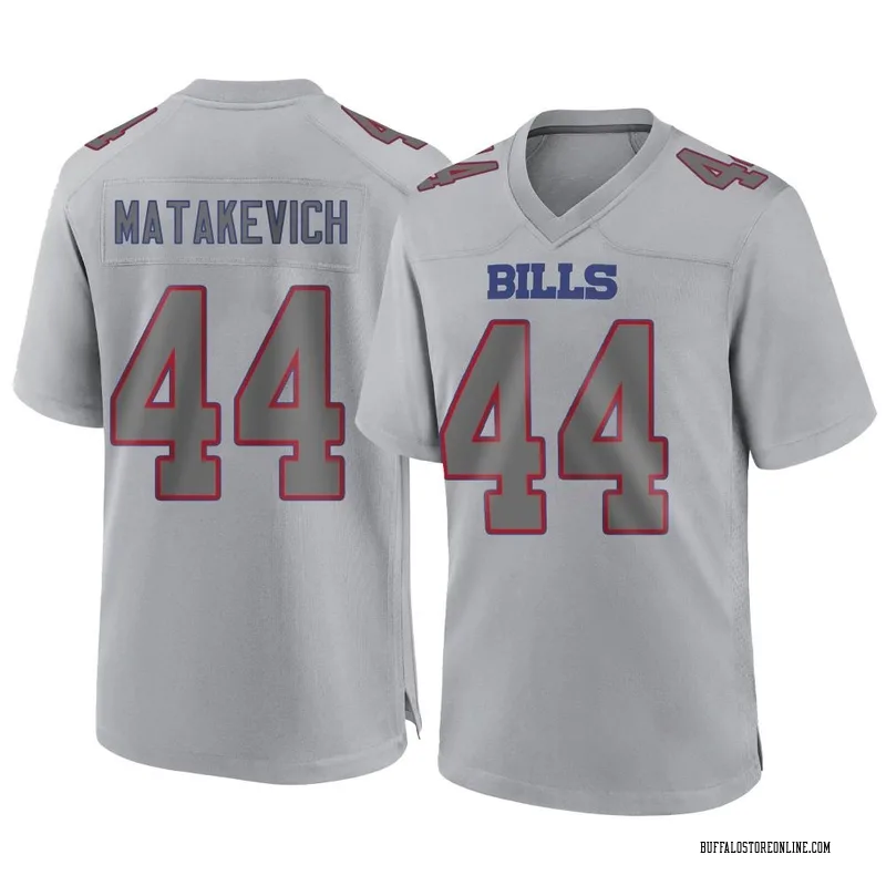 Josh Allen Buffalo Bills Nike Youth Atmosphere Game Jersey - Gray