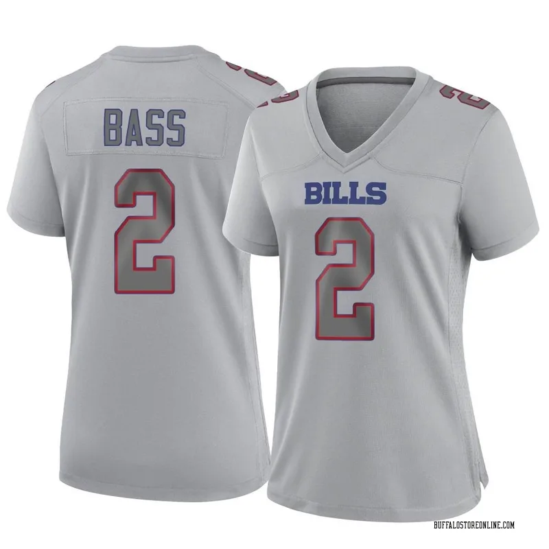 Tyler Bass Men Jersey White / Rush / Royal Bills