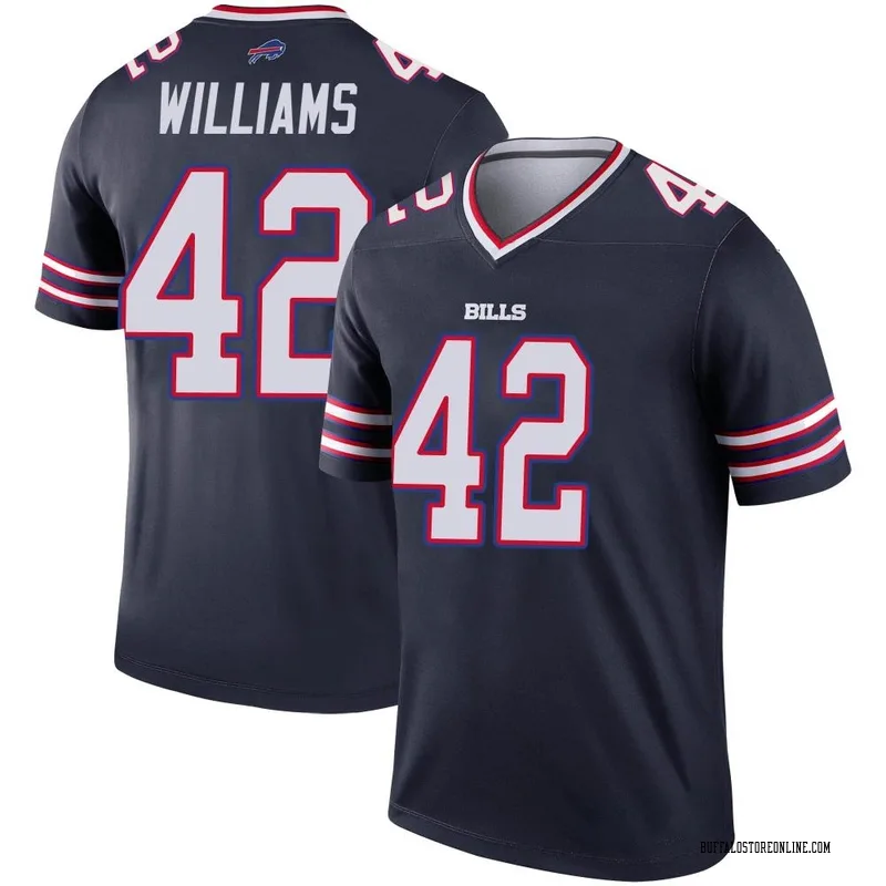 Women's Nike Dorian Williams Royal Buffalo Bills Home Game Jersey Size: Large