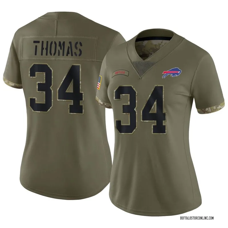 Men's Mitchell & Ness Thurman Thomas Royal Buffalo Bills 1994 Authentic Throwback Retired Player Jersey