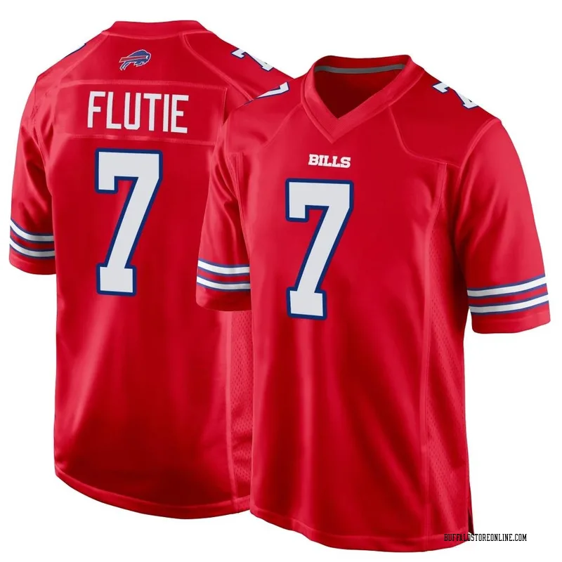 BUFFALO BILLS JERSEY DOUG FLUTIE MITCHELL AND NESS MEN'S 2X-LARGE