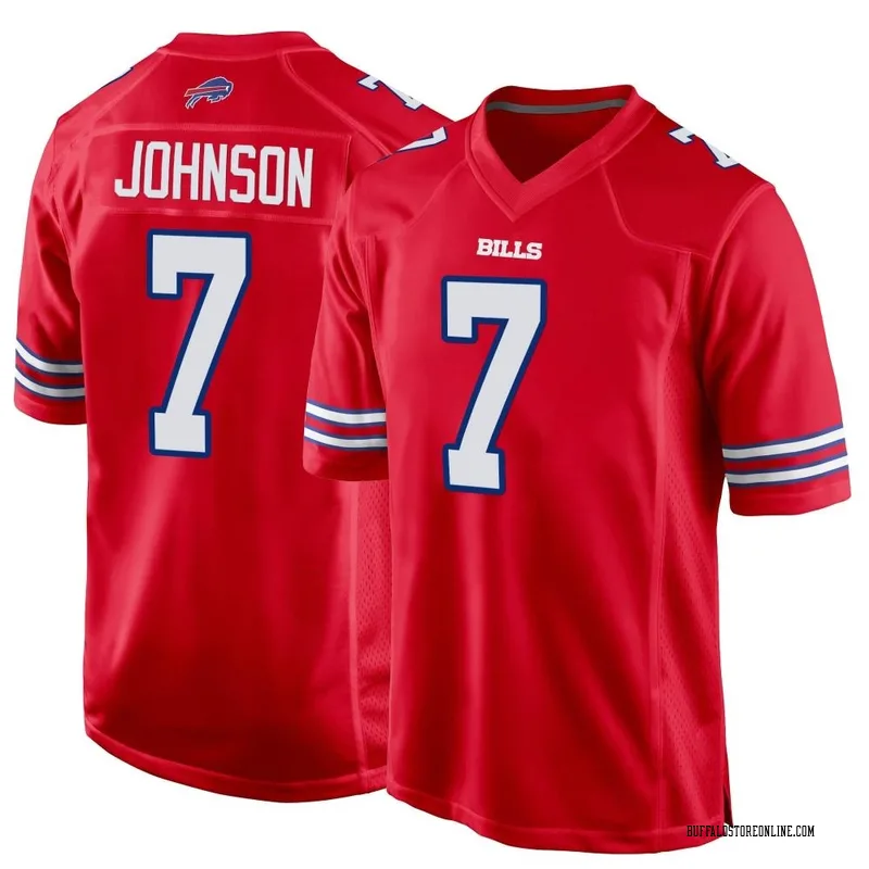 Taron Johnson 7 Buffalo Bills Super Bowl LVII Away Player Men Jersey -  White Jersey - Bluefink