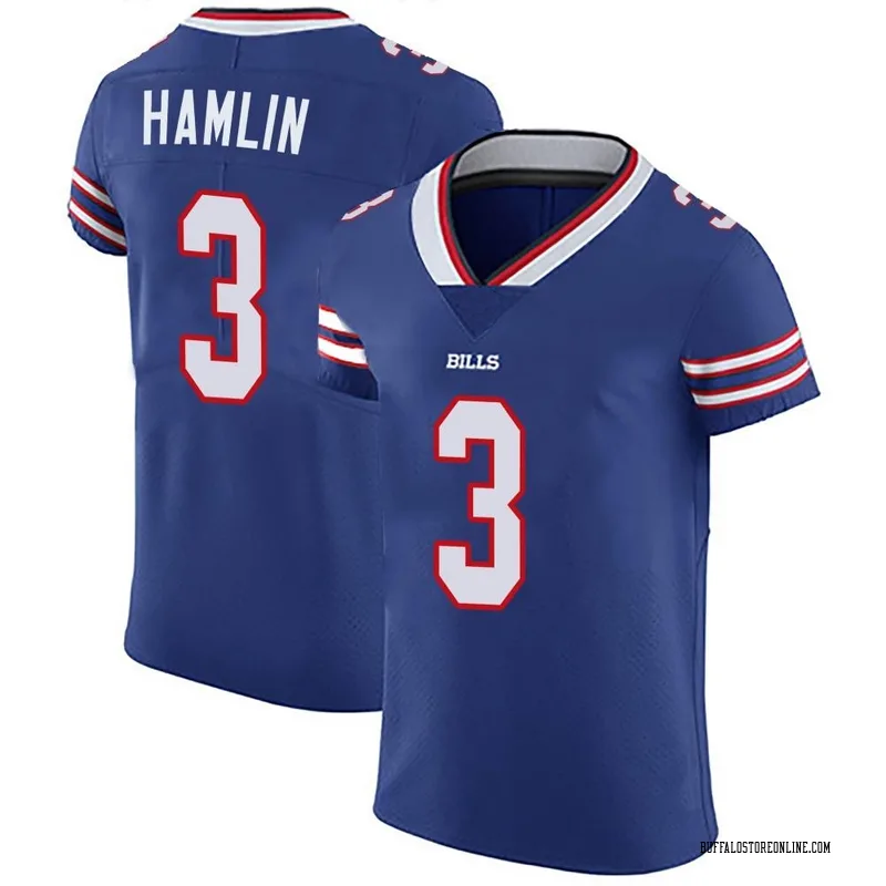 : Damar Hamlin Jersey #3 Buffalo Custom Stitched Blue Football  Various Sizes New No Brand/Logos Size S : Everything Else