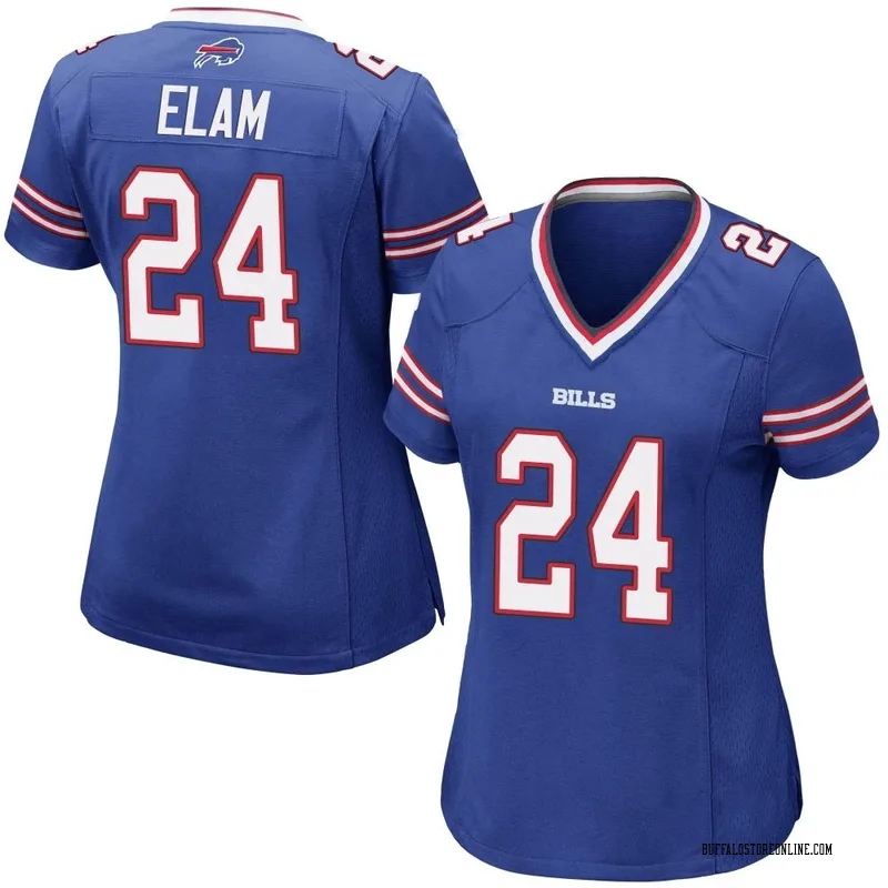 Kaiir Elam Jersey Buffalo Bills Vapor Untouchable Blue Limited Jersey