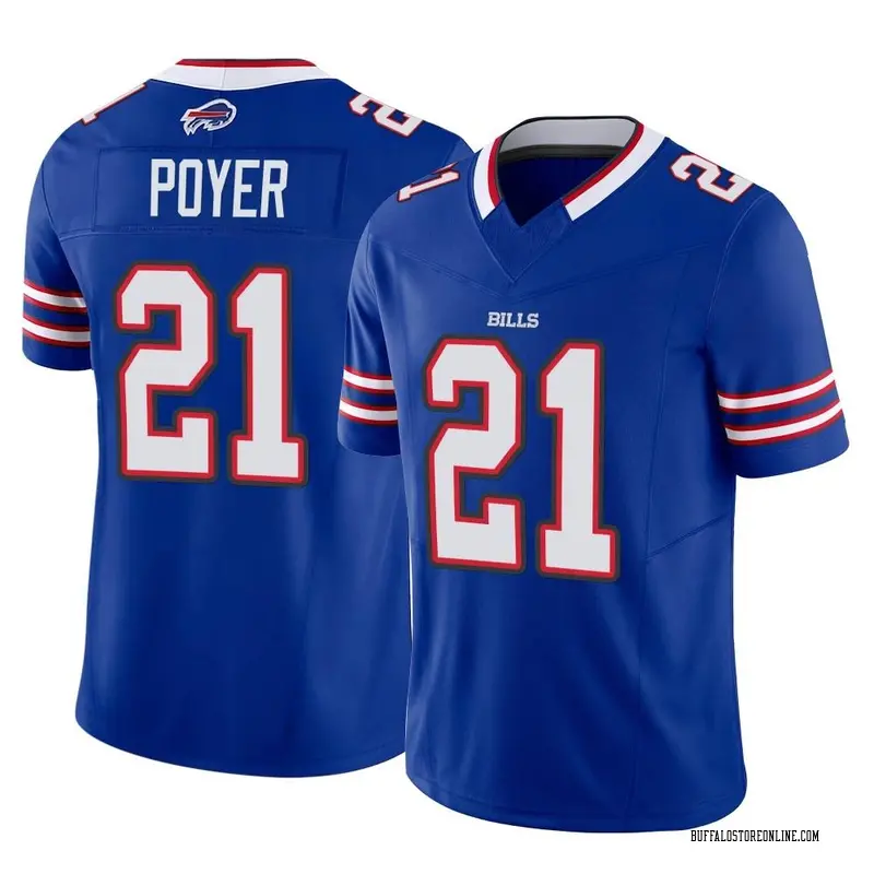 Jordan Poyer 21 Buffalo Bills Black Reflective Limited Jersey