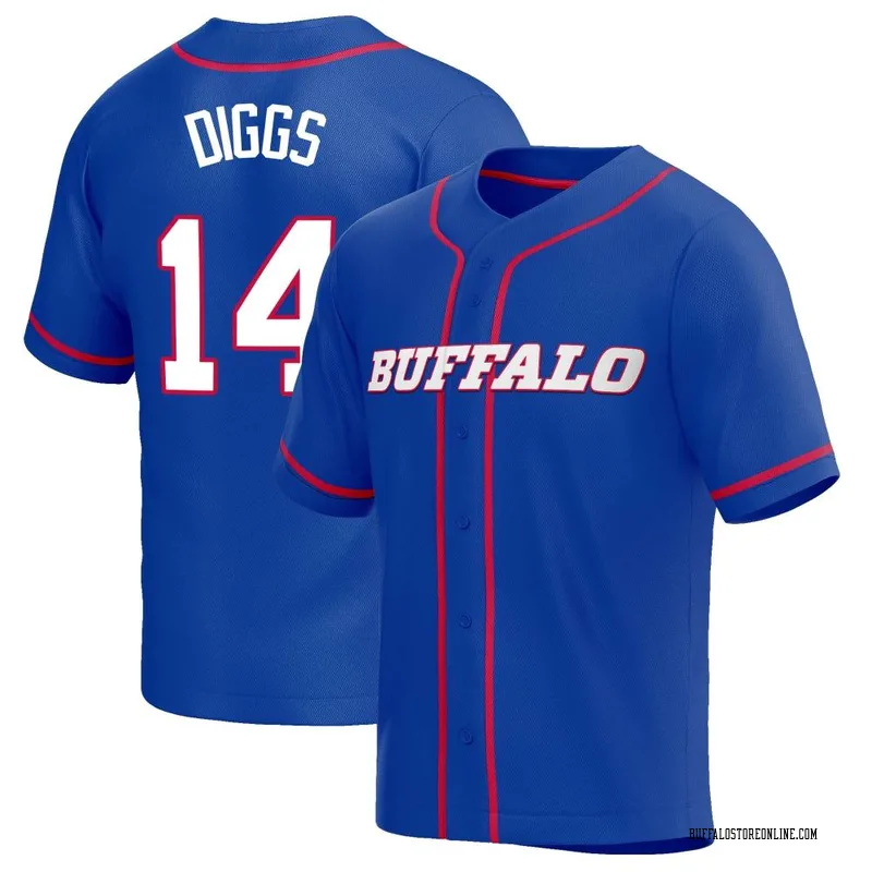 Stefon Diggs Men Jersey White / Rush / Royal Bills