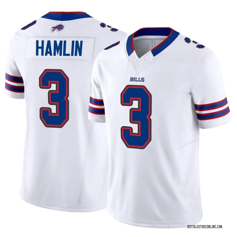 : Damar Hamlin Jersey #3 Buffalo Custom Stitched Blue