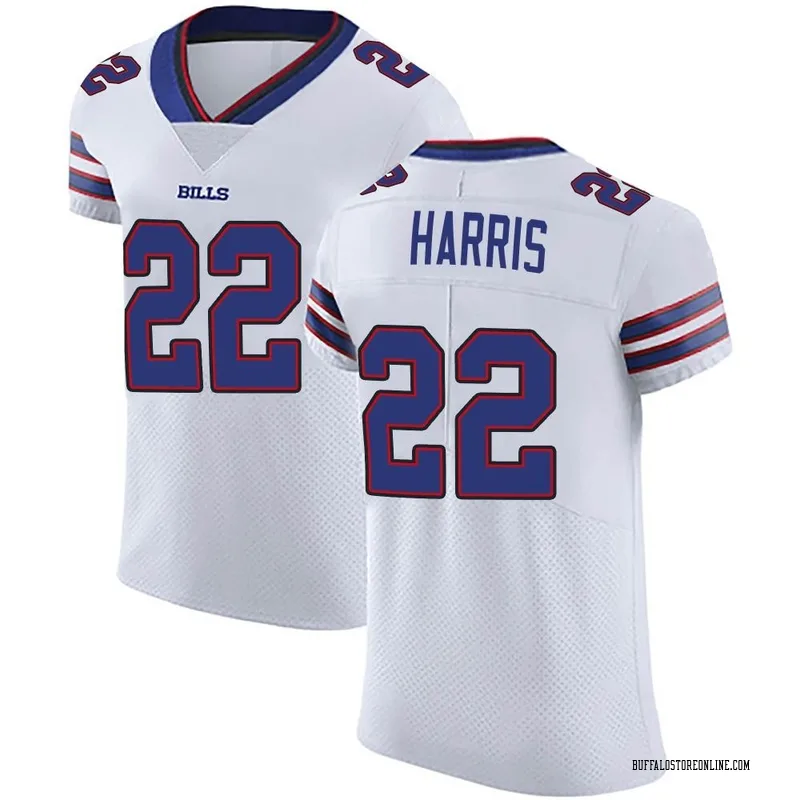 Damien Harris 37 Buffalo Bills Youth Game Jersey - White - Bluefink