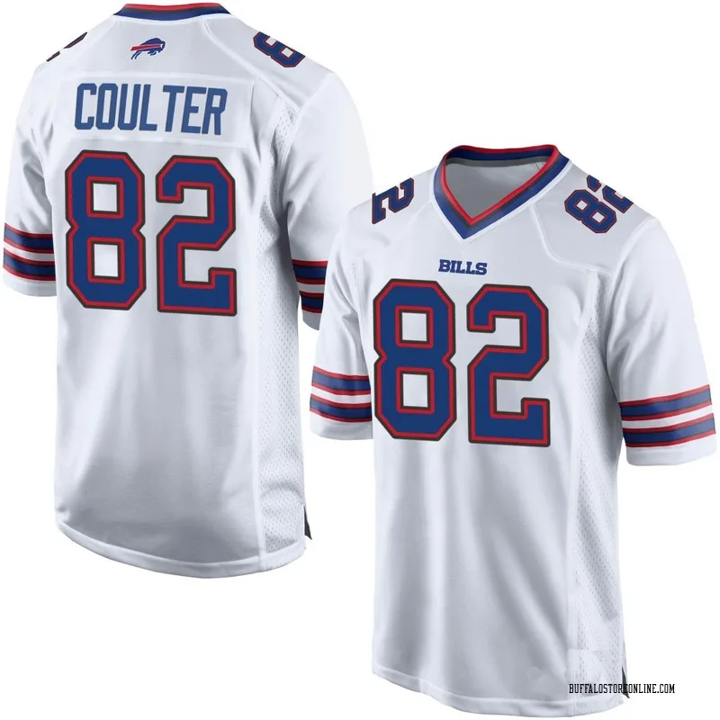 Isaiah Coulter 82 Buffalo Bills Super Bowl LVII Away Player Men Jersey -  White Jersey - Bluefink