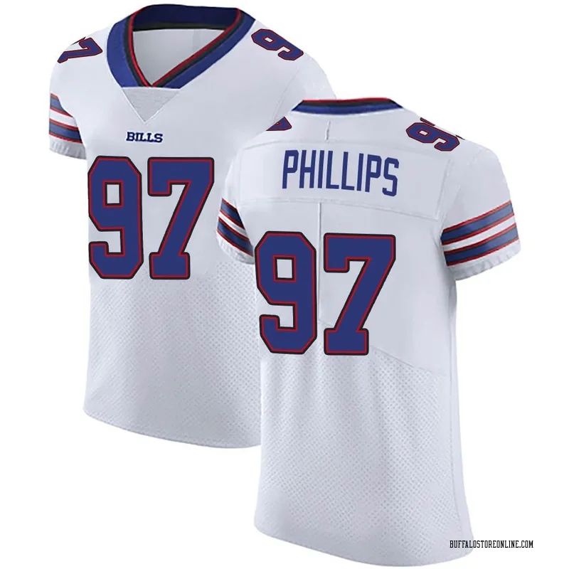 Top-selling Item] Buffalo Bills Jordan Phillips 97 White Vapor Limited 3D  Unisex Jersey