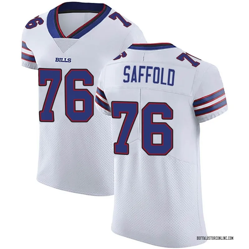 Limited Men's Rodger Saffold White Road Jersey - #76 Football Tennessee  Titans 100th Season Vapor Untouchable