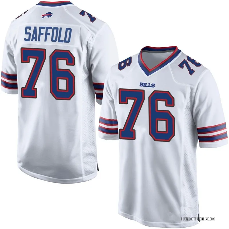 Limited Men's Rodger Saffold White Road Jersey - #76 Football Tennessee  Titans 100th Season Vapor Untouchable