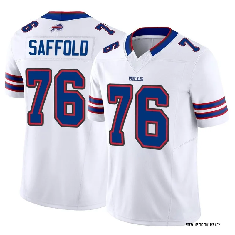 Limited Men's Rodger Saffold White Road Jersey - #76 Football Tennessee  Titans 100th Season Vapor Untouchable