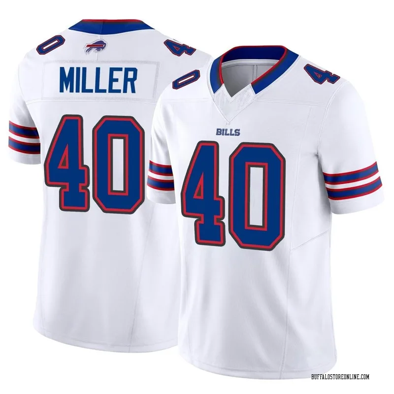 Buffalo Bills 40 Von Miller White Vapor Limited Jersey