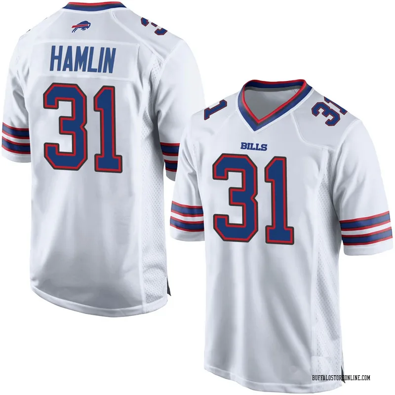 Youth Buffalo Bills Damar Hamlin NFL Blue Game Jersey Size- X-LARGE (18/20)  NWT